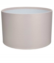Изображение товара Коробка для цветов круглая пудра-перламутр из бумаги 250/150 