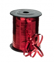Изображение товара Лента полипропиленовая на бобине красная металлик Shax 5мм