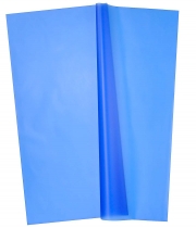 Изображение товара Однотонна матова плівка для квітів синя у листах 20 шт.